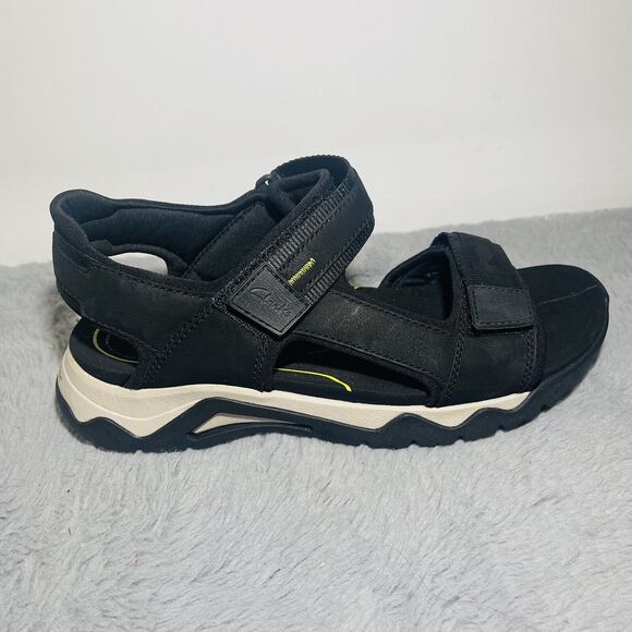 Mens Clarks Wave 2.0 Jump Strap Sport Sandals Black Nubuck US Size 11.5 - Picture 8 of 10